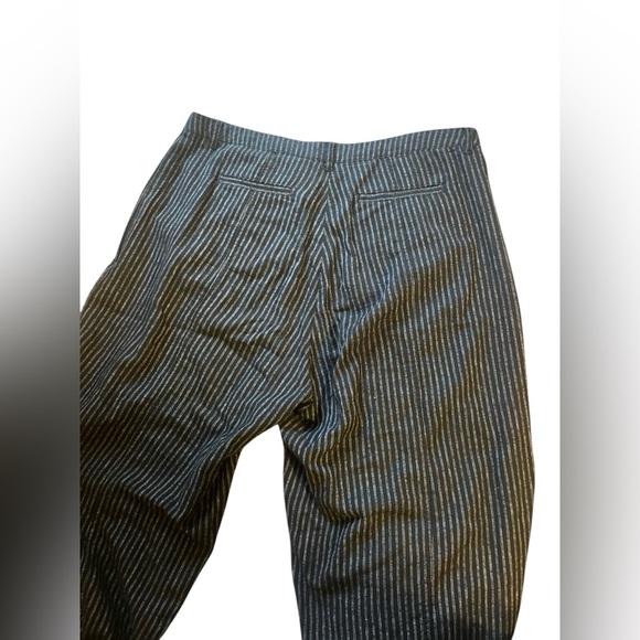Sundance Women's Sierra Stripe Wide Leg Linen Blend Trouser Sz 12 - Picture 5 of 8